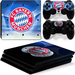 Sticker Skin Bayern Munich Αυτοκόλλητο + 2 Controller Sticker - PS4 Pro Console