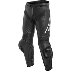 DAINESE Delta 3 Leather pants black/white