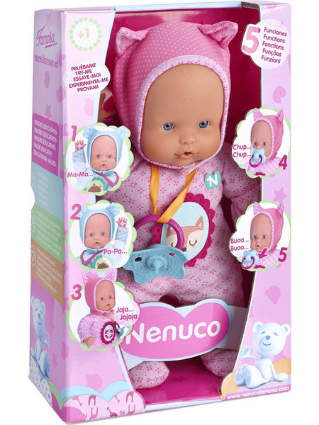 Giochi Preziosi Nenuco Μαλακή Κούκλα με 5 Λειτουργίες 2 Σχέδια