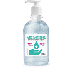 Omega Antiseptic Gel Pump 60% Αντισηπτικό Gel Χεριών με Αντλία 250ml