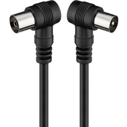Καλώδιο Κεραίας Coax Male to Coax Female 3m Black 24.220316