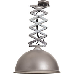 Home Lighting Κρεμαστό Φωτιστικό Οροφής Μονόφωτο E27 Γκρι 77-2277