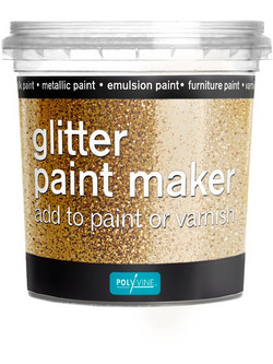 Polyvine Glitter Paint Maker Gold 75gr