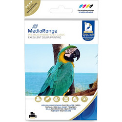 Φωτογραφικές Κάρτες MediaRange για Inkjet Εκτυπωτές High-Glossy 150g/m 50 Φύλλα (MRINK115)