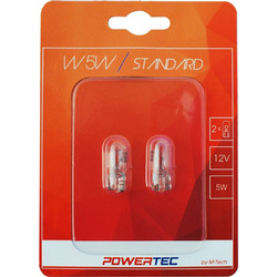 M-tech W5W / T10 Powertec Standard Αλογόνου 12V 2τμχ