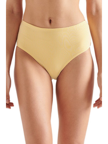 Superdry Ψηλόμεσο Bikini Slip Κίτρινο W3010165A-07K