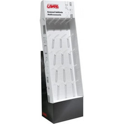 Lampa ΣΤΑΝΤ ΓΙΑ ΕΙΔΗ ΤΗΛΕΦΩΝΟΥ 51x35x171h ΜΕ 25 ΠΛΑΣΤΙΚΟΥΣ ΓΑΝΤΖΟΥΣ 15cm L.P16251/T