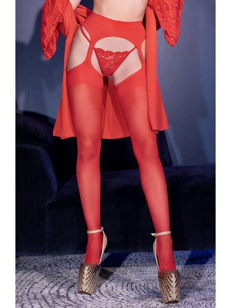Garter Stockings Chilirose CR4312 RED EAN: 5902021035366