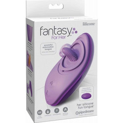 Pipedream Fantasy For Her Fun Tongue Κλειτοριδικός Δονητής 12cm Μωβ