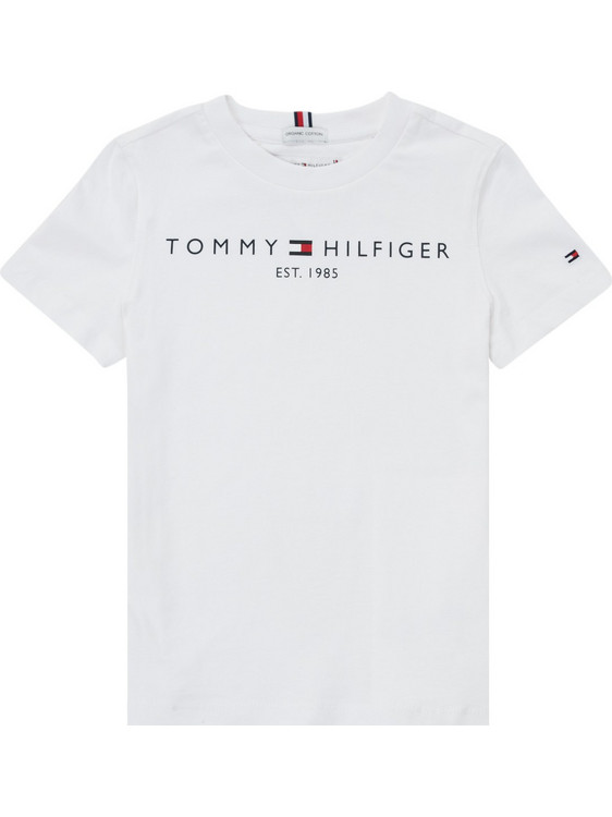Tommy Hilfiger Παιδικό T-Shirt Κοντομάνικο Λευκό KS0KS00210-YBR