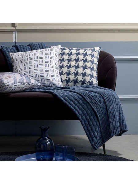 Κουβέρτα Καναπέ Moscova B1 9196887 HP Blue Zucchi 130X170 130x170cm 100% Βαμβάκι