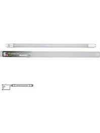 LED ΛΑΜΠΑ ΓΥΑΛΙΝΗ T8 60cm 10W 230V ΜΟΝΗΣ ΤΡΟΦΟΔΟΣΙΑΣ ΨΥΧΡΟ 13-0190