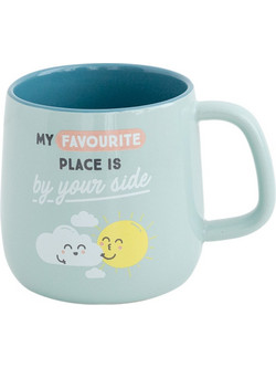 Mr. Wonderful Κεραμική Κούπα, My favourite place is by your side - 370ml