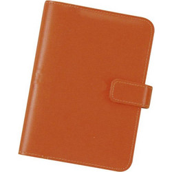 Organizer σημειωματάριο δερμάτινο καφέ 15x11εκ