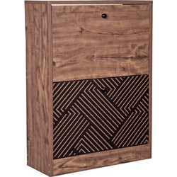 Fylliana Παπουτσοθήκη Ξύλινη Δρυς Μ60xΠ23xΥ81cm 271-121-036