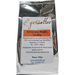 Getcoffee Ξανθός Ελληνικός Καφές Αλεσμένος 250gr
