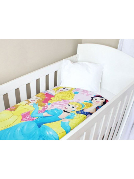 Γαρύφαλλο Princesses Κουβέρτα Κούνιας Fleece 100x140 Γαλάζια