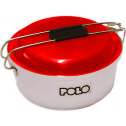 Κατσαρόλα στρογγυλή και δυο πιάτα O 16 cm POLO 811/812 ΑLUMINUM