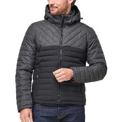 Superdry Tweed Mix Fuji Ανδρικό Μπουφάν Χειμωνιάτικο Puffer Ανθρακί M5010338A-HAG
