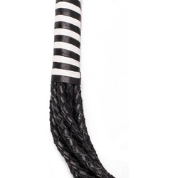 Devil Sticks Flogger Μαστίγιο Μαύρο Λευκό