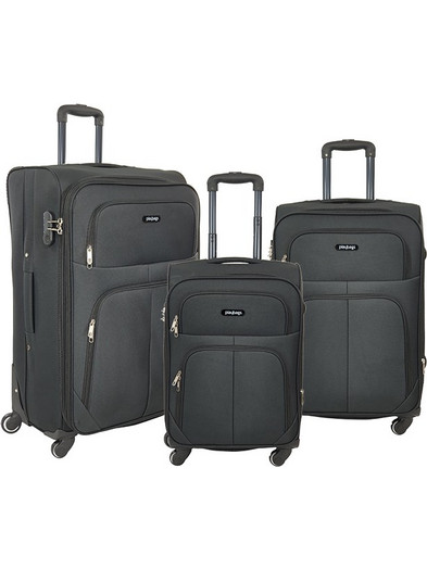 Playbags Collection FW877 Σετ Βαλίτσες 3τμχ Μαύρες