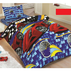 Mc Decor Σετ Παιδικά Σεντόνια Μονά Βαμβακερά 170x240 Cars