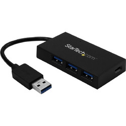 StarTech HB30A3A1CFB USB Hub 3.0 USB-A με 4 Θύρες USB-A & Εξωτερική Παροχή Ρεύματος