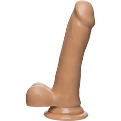 Doc Johnson The Slim D 6" Firmskyn Ρεαλιστικό Dildo με Βεντούζα & Όρχεις 16.5cm Flesh