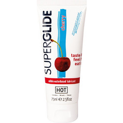 HOT Cherry Superglide Λιπαντικό Gel Νερού Κόλπου & Πρωκτού 75ml