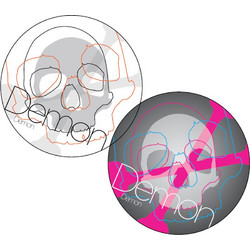 DEMON SKULL - Αντιολισθητικό Pad Snowboard
