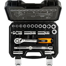 NEO TOOLS 08-661- Σετ καστάνια - καρυδάκια 1/2" 20 τεμ