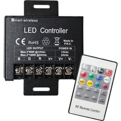 RGB Power Led Controller Με RF Remote Control RGB4-RF20K Aca
