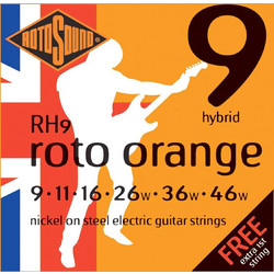 Rotosound RH9 Σετ 6 Χορδές Ηλεκτρικής Κιθάρας Nickel Plated Steel 9-46"