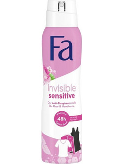 Fa Invisible Sensitive Αποσμητικό Spray 48h 150ml