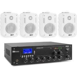 Power Dynamics PA 2.4 Σετ Παθητικά Ηχεία Τοίχου 20W Αδιάβροχα Λευκά