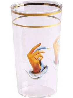 Seletti Ποτήρι Νερού Γυάλινο Hands With Snakes 15960