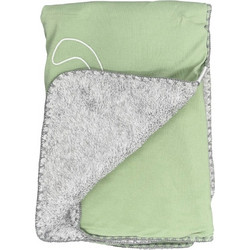 BiBaby Dino Κουβέρτα Αγκαλιάς Fleece 85x90 Πράσινη