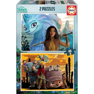 Παιδικό Puzzle Educa Disney Raya & The Last Dragon 2x48 Κομμάτια