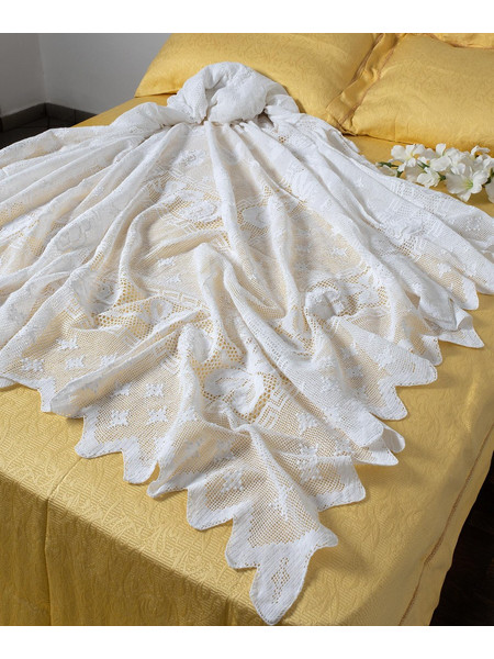 Χειροποίητη πλεκτή κουβέρτα 187 (225cm x 250cm) SilkFashion