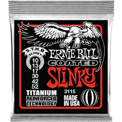 Ernie Ball 3115 Σετ 6 Χορδές Ηλεκτρικής Κιθάρας Titanium 10" Mixed Tension