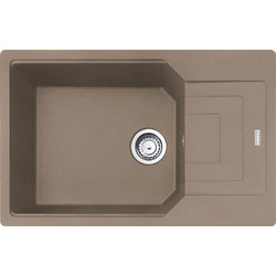 Franke Urban UBG 611-78 XL Oyster Ένθετος Νεροχύτης Γρανίτη Αντιστρεφόμενος 78x50cm
