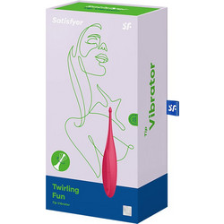 Satisfyer Twirling Fun Tip Κλειτοριδικός Δονητής Κόκκινος
