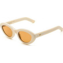 RetroSuperFuture Cocca GVE Γυναικεία Γυαλιά Ηλίου Cat Eye Κοκάλινα Λευκά με Κίτρινο Polarized Φακό