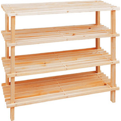 Sidirela Παπουτσοθήκη Ξύλινη Μπλε Μ74xΠ26xΥ64cm Ε-3775
