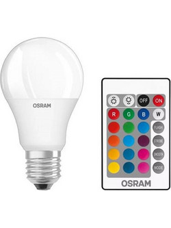 Λάμπα LED E27 RGB 9.7W 230V Με Τηλεκοντρόλ