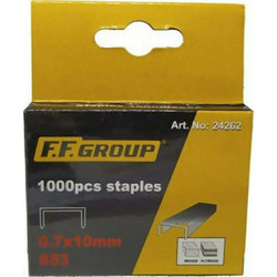 ΣΥΝΔΕΤΗΡΕΣ ΚΑΡΦΩΤΙΚΩΝ FF GROUP S53/10mm -1000ΤΕΜ 24262