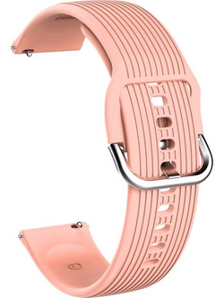 Amazfit Vertical Texture Λουράκι Σιλικόνης Pink (Stratos 2s / 3)