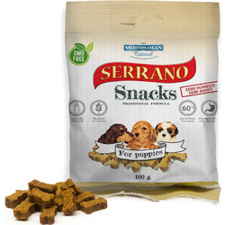 Mediterranean Natural Serrano Snacks Grain Free Puppies 100gr