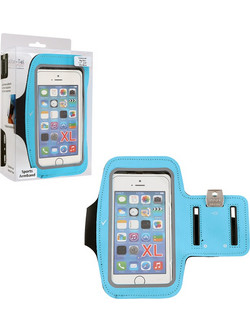 VOLTE-TEL ΘΗΚΗ SPORTS ARMBAND LUMINUS UNIVERSAL BIG SIZE 5.7"-6.9" 45x18cm LIGHT BLUE