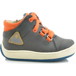 Clarks Παιδικά Μποτάκια Ανθρακί Δερμάτινα με Φερμουάρ 26119001